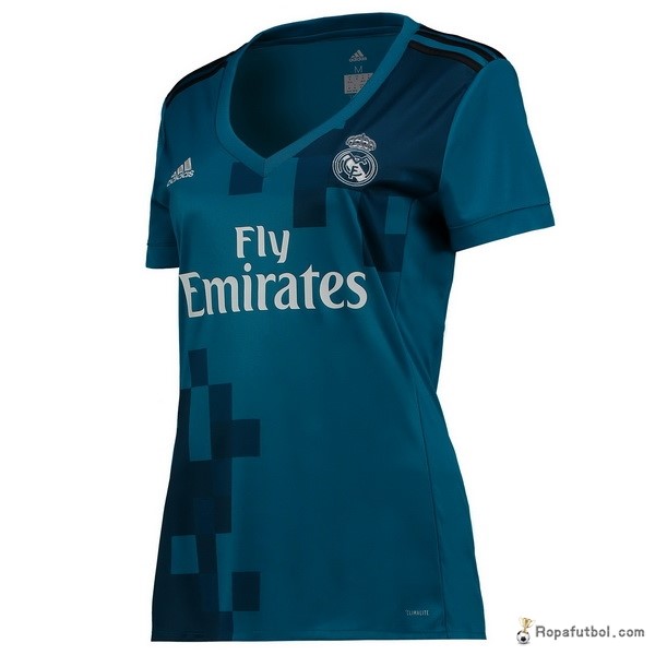 Camiseta Real Madrid Replica Tercera Ropa Mujer 2017/18